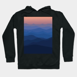 Sunset in the mountains Hoodie